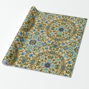 William Morris - Antique 1873 Vine & Blume Muster Geschenkpapier