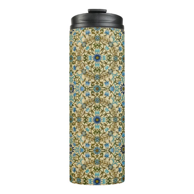 William Morris - Antique 1873 Vine & Blume Muster Thermosbecher (Vorderseite)