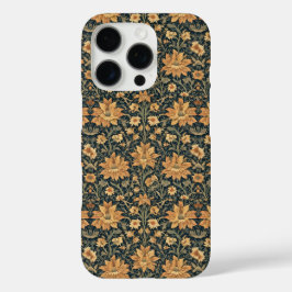 William Morris Antique Honeysuckle Floral Pattern iPhone 16 Pro Hülle