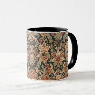 William Morris Antique Honeysuckle Floral Pattern Tasse