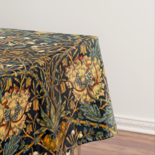 William Morris Antique Honeysuckle Floral Pattern Tischdecke