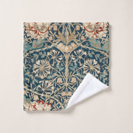 William Morris Antique Honeysuckle Floral Waschlappen