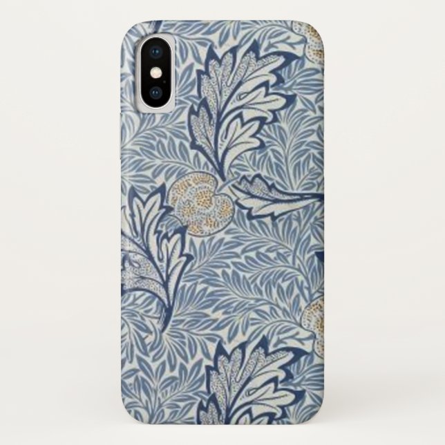 William Morris Apple Blume Floral Design Case-Mate iPhone Hülle (Rückseite)