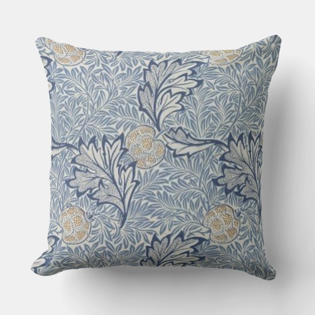 William Morris Apple Blume Floral Design Kissen (Vorderseite)