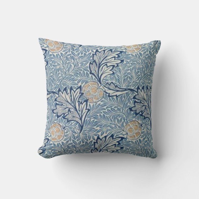 William Morris Apple Blume Floral Design Kissen (Vorderseite)