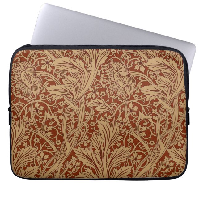 William Morris Arcadia Floral Garden Blume Laptopschutzhülle (Vorderseite)