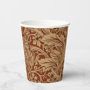 William Morris Arcadia Floral Garden Blume Pappbecher
