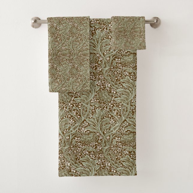 William Morris Arcadia Floral Pattern Classic Badhandtuch Set (Insitu)