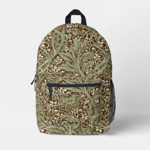 William Morris Arcadia Floral Pattern Classic Bedruckter Rucksack