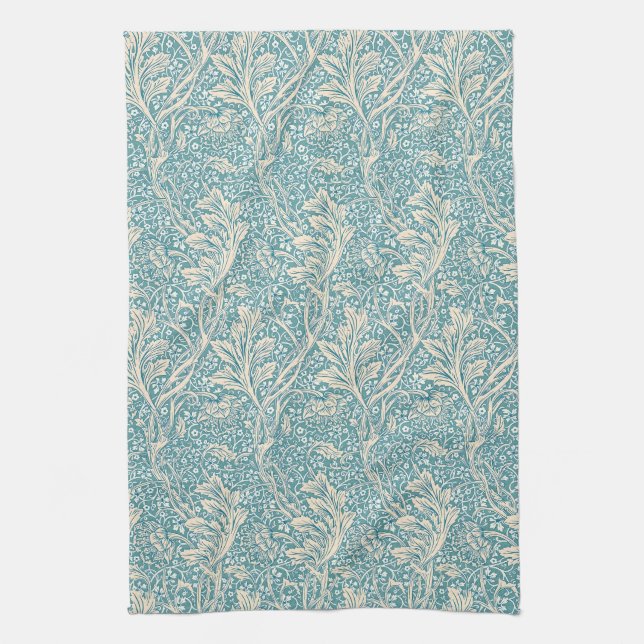William Morris Arcadia Floral Pattern Classic Geschirrtuch (Vertikal)