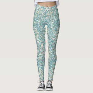 William Morris Arcadia Floral Pattern Classic Leggings
