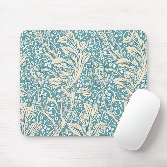 William Morris Arcadia Floral Pattern Classic Mousepad (Mit Mouse)