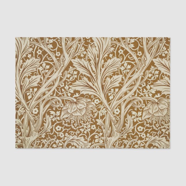 William Morris Arcadia Floral Pattern Classic Seidenpapier (Vorderseite)
