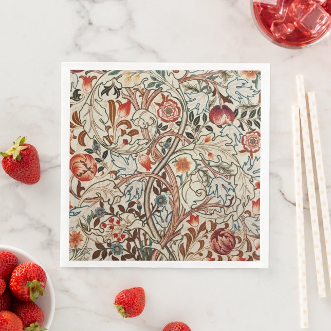William Morris Art Design Blumenpapierservietten Serviette (Beispiel)