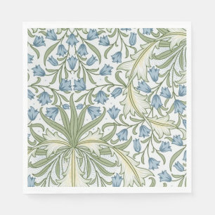 William Morris - Art Nouveau Blaue Glockenblumen Serviette