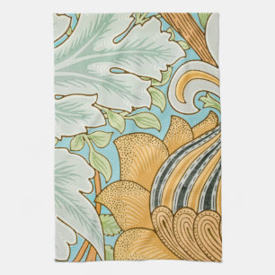 William Morris Art Nouveau Bloral und Blattwerk Geschirrtuch