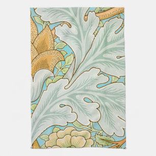 William Morris Art Nouveau Bloral und Blattwerk Geschirrtuch