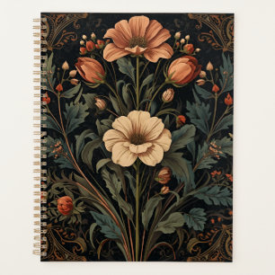 William Morris Art Nouveau esthétique sombre flora