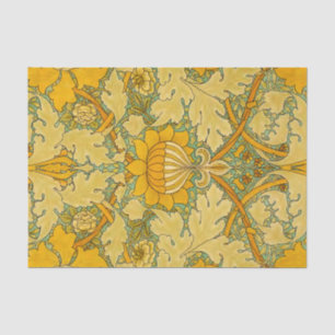 William Morris, Art Nouveau Gold St James Palace Seidenpapier