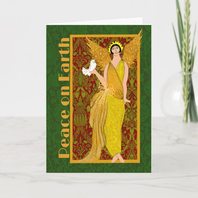 William Morris Art Nouveau Hotel Card Dankeskarte (Vorderseite)