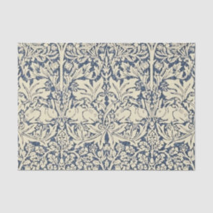 William Morris, Art Nouveau, Muster, grau, Natur, Seidenpapier