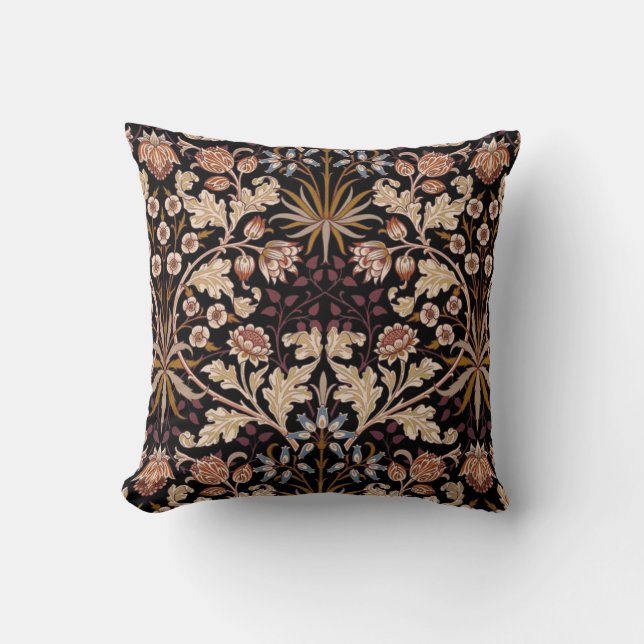 William Morris Art Nouveau Throw Pillow Kissen (Vorderseite)