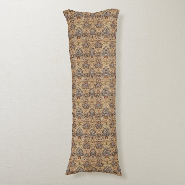 William Morris: Artichoke Body Pillow Seitenschläferkissen (Vorderseite Vertikal)