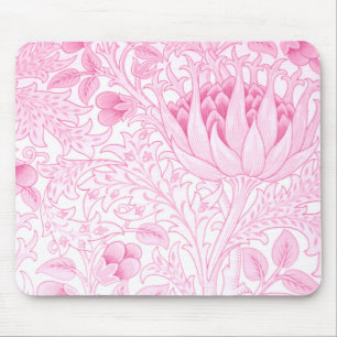 William Morris Artichoke Pale Pink Mousepad