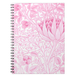 William Morris Artichoke Pale Pink Notizblock