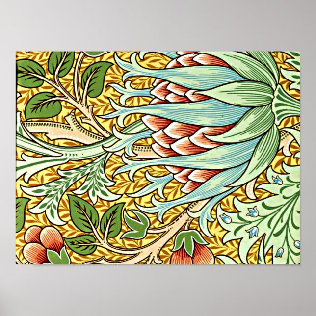 William Morris - Artischockenposter Poster (Vorne)