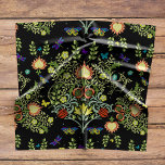 William Morris Arts and Crafts Muster Schal<br><div class="desc">Adaptiert aus William Morris Vintage Tapete,  1917,  genannt "Persisch",  mit Höflichkeit des Brooklyn Museums. Ich vertiefte die Farben und fügte die Schmetterlinge,  Libellen und einige Curlicues hinzu.</div>