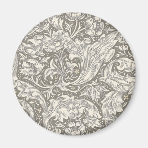 William Morris Bachelor's Button Blume Floral Bot Magnet