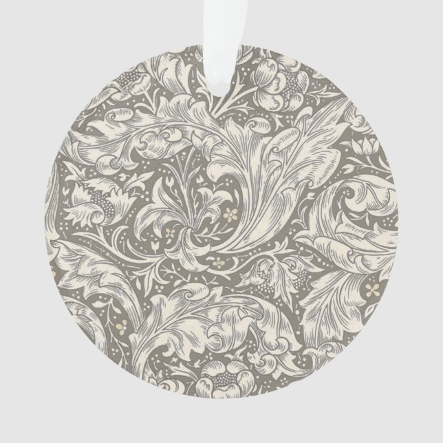 William Morris Bachelor's Button Blume Floral Bot Ornament (Vorderseite)