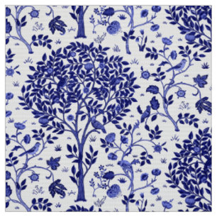 William Morris-Baum des Lebens, des Kobalt-Blaus Stoff