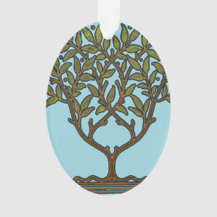 William Morris Baum-Fries-Floral-Tapete Ornament