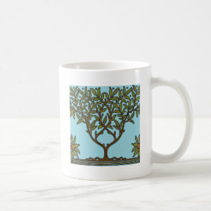 William Morris Baum-Fries Tapete Blumen Kaffeetasse