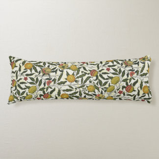 William Morris Beautiful Fruit Foliage Blume Red Seitenschläferkissen