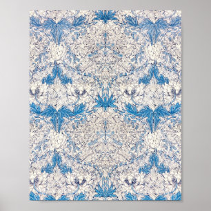 William Morris' berühmtes Honigblumen-Muster Poster