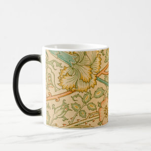 William Morris berühmtes Muster Pink and Rose Verwandlungstasse