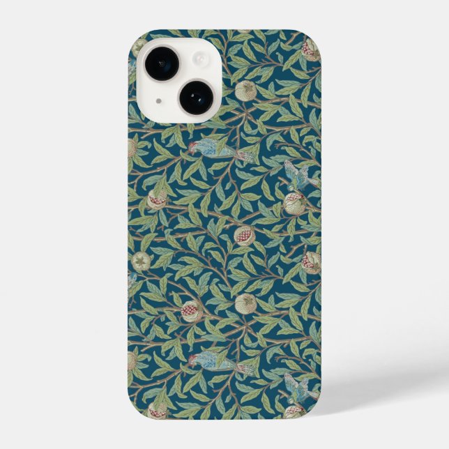 William Morris "Bird and Pomegranate"  iPhone 14 Hülle (Rückseite)