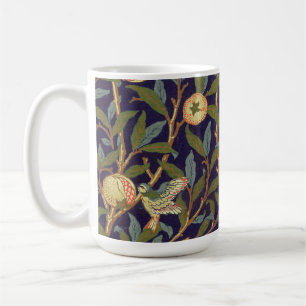 William Morris Bird und Pomegranat Vintage Blume Kaffeetasse