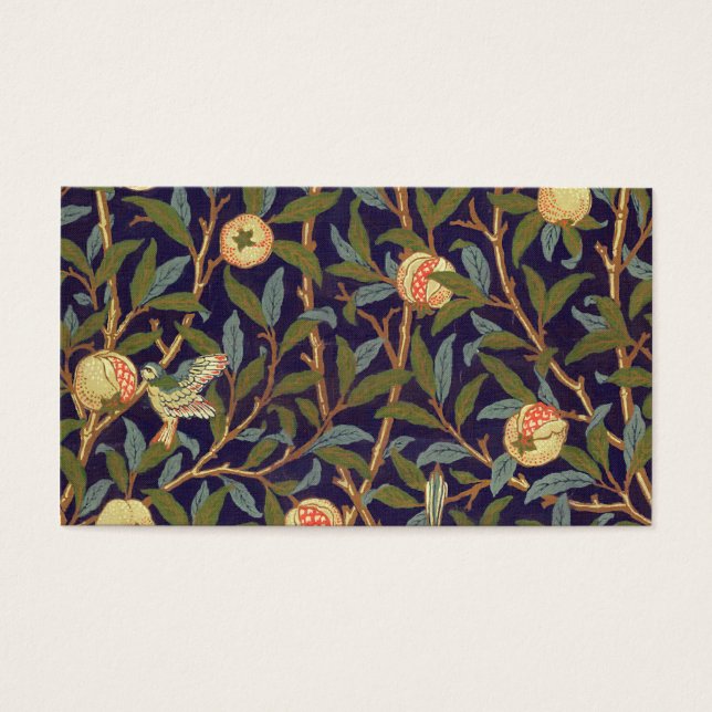 William Morris Bird und Pomegranate Vintag Art (Vorderseite)
