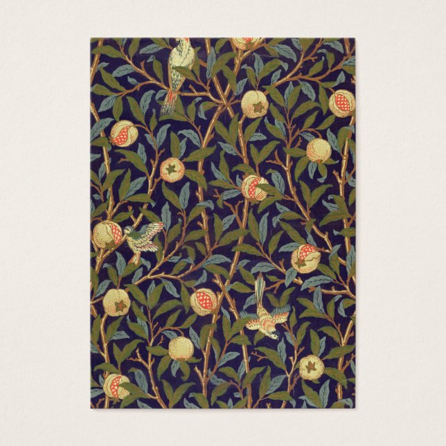 William Morris Bird und Pomegranate Vintag Art (Vorderseite)