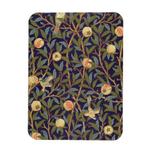William Morris Bird und Pomegranate Vintag Art Magnet
