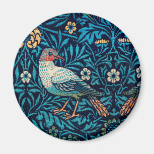 William Morris Birds Art Nouveau Floral Pattern Magnet