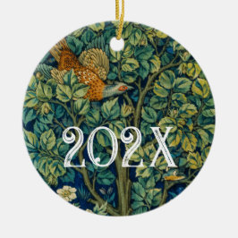 William Morris Birds in einem Baum Keramik Ornament