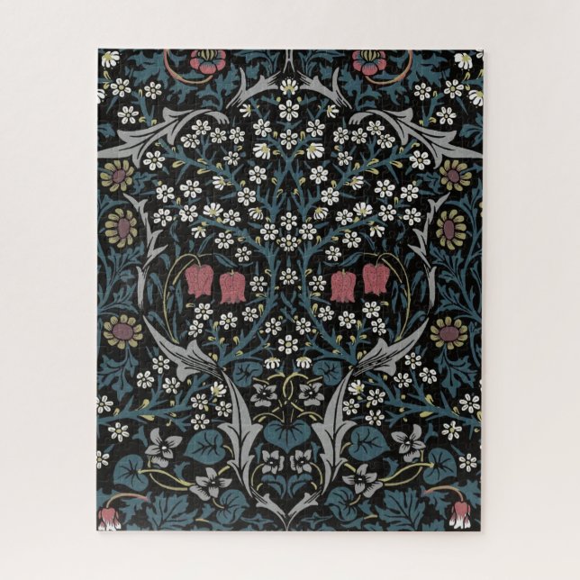 William Morris Blackthorn Floral Art Nouveau Hand- (Vertikal)