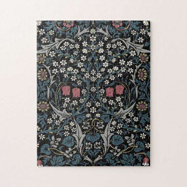 William Morris Blackthorn Floral Art Nouveau Hand- (Vertikal)