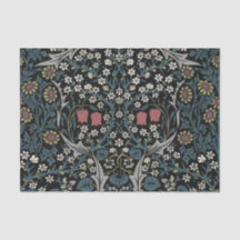 William Morris Blackthorn Floral Art Nouveau