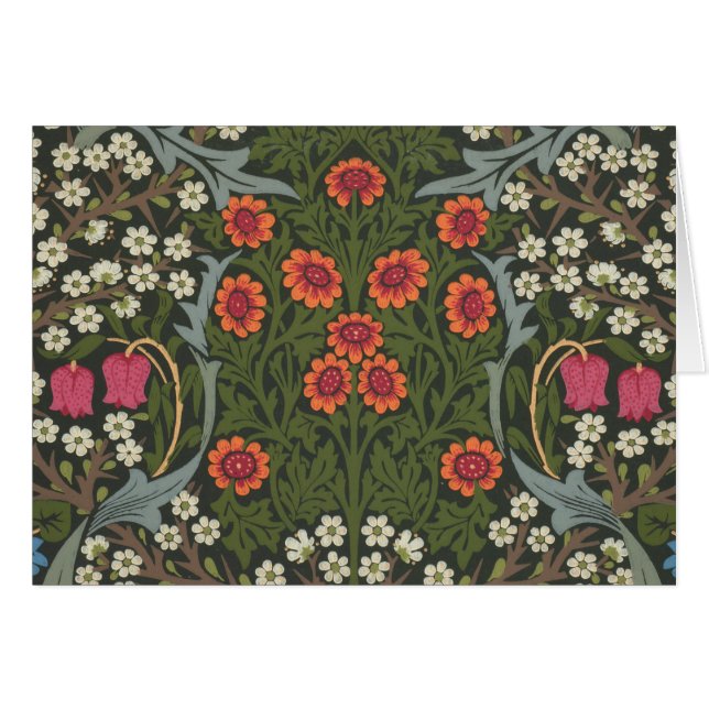 William Morris Blackthorn Garden Blume Classic (Vorderseite (Horizontal))